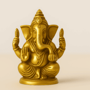 Ganesh Brass Idol for Home Pooja